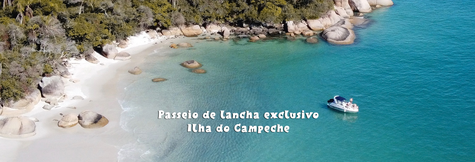 Lancha Exclusiva – Ilha do Campeche - 09 Passageiros